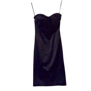 BEBE Satin Strapless Cocktail Dress. Size XS